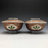 Japanese antique Meiji period Imari ware bowl with lid pair
